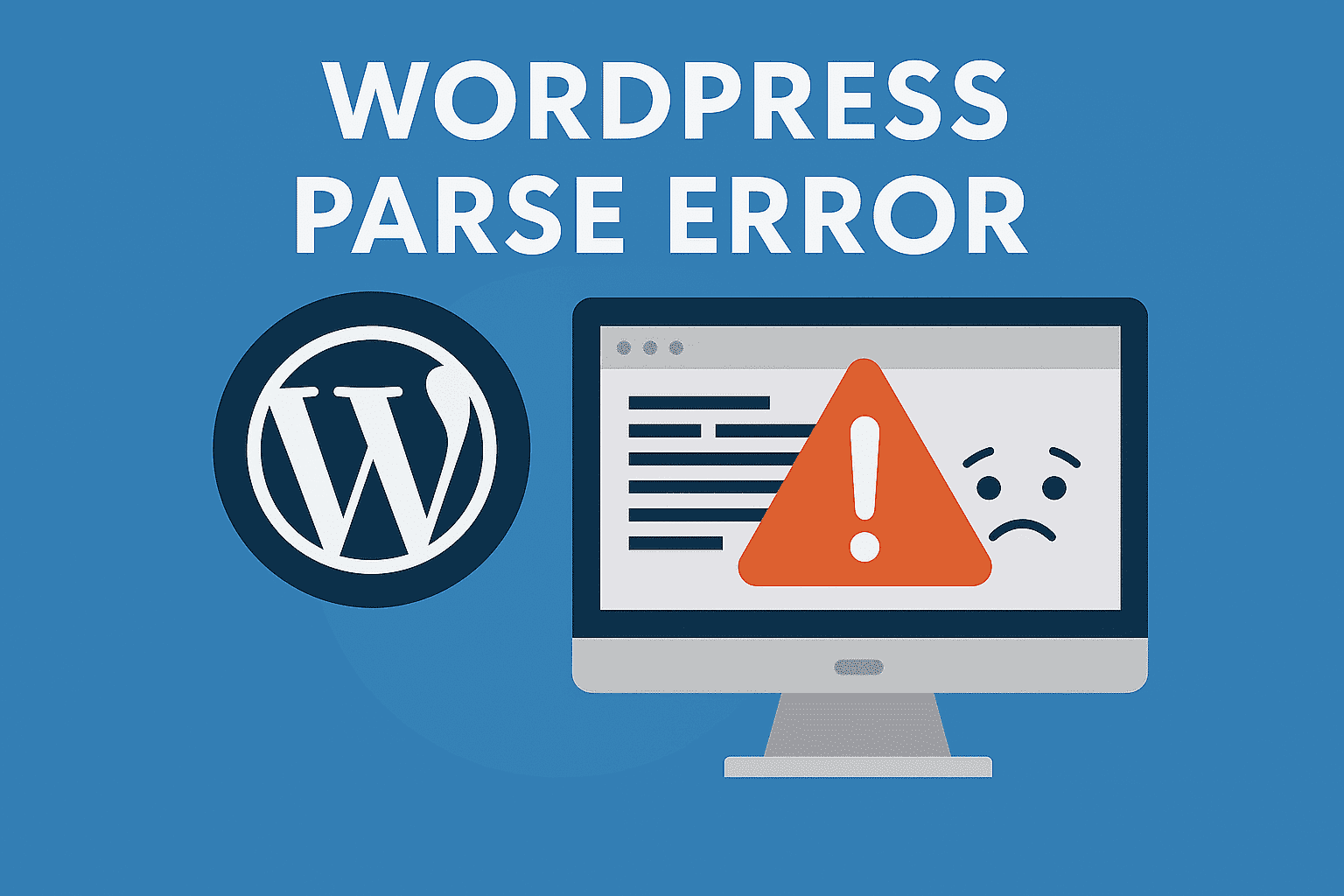 wordpress parse or syntax error